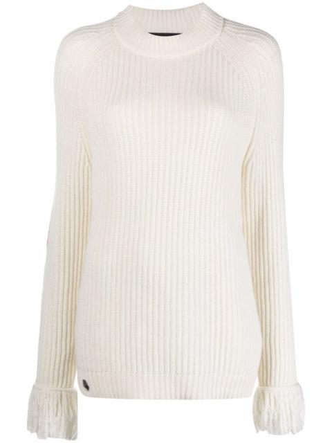 PHILIPP PLEIN Love Plein ribbed-knit jumper
