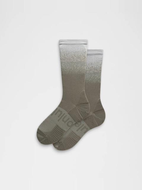 lululemon Unisex Power Stride Crew Socks Ombre