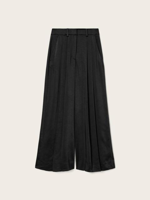 ALLSAINTS POPPY SATIN STRAIGHT LEG PANTS