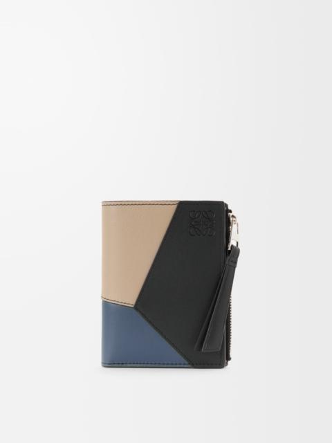 Loewe Puzzle slim compact wallet in classic calfskin