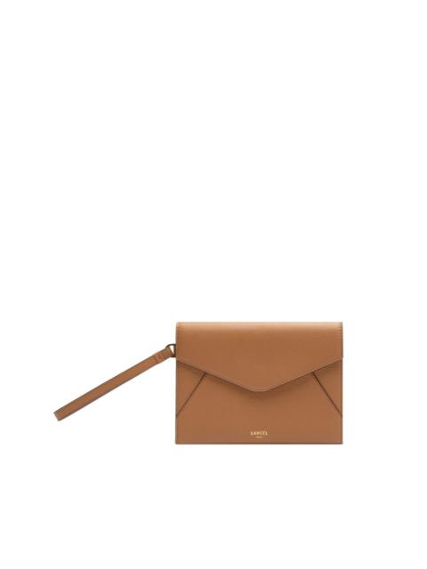 LANCEL flap wristlet clutch bag