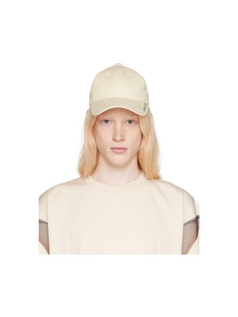 MUGLER Beige Logo Cap
