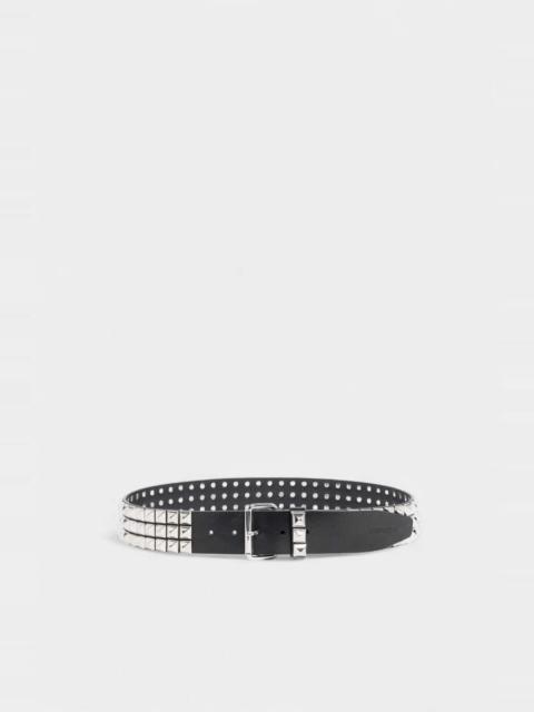 DSQUARED2 ALLOVER STUDS BUCKLE BELT