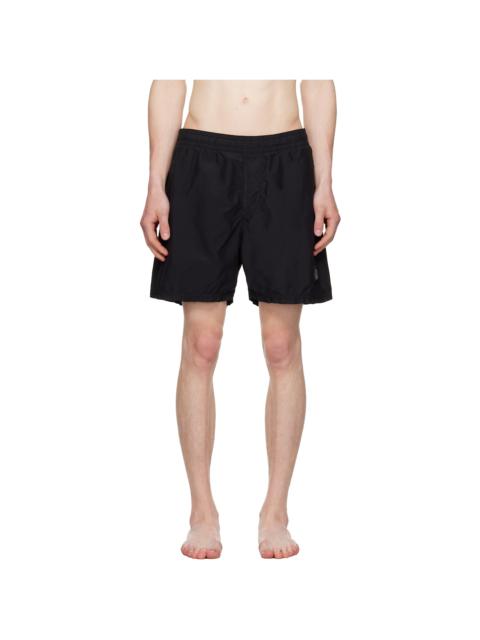 Stone Island Black B100B09 Brushed Nylon Swim Shorts