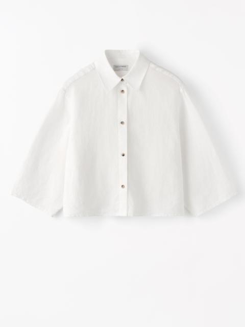 TIGER OF SWEDEN Corins Cropped Linen Shirt