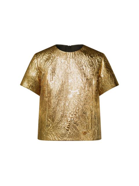 Louis Vuitton Floral Jacquard Top