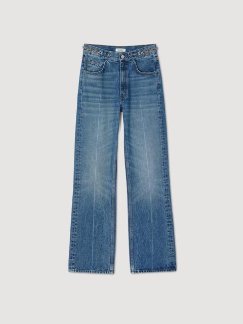 Sandro CURB CHAIN JEANS