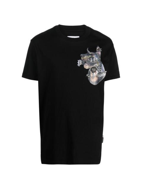 PHILIPP PLEIN graphic-print cotton T-shirt