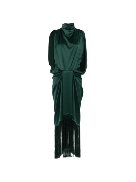 ESSE Studios Eros fringe-trimmed maxi dress