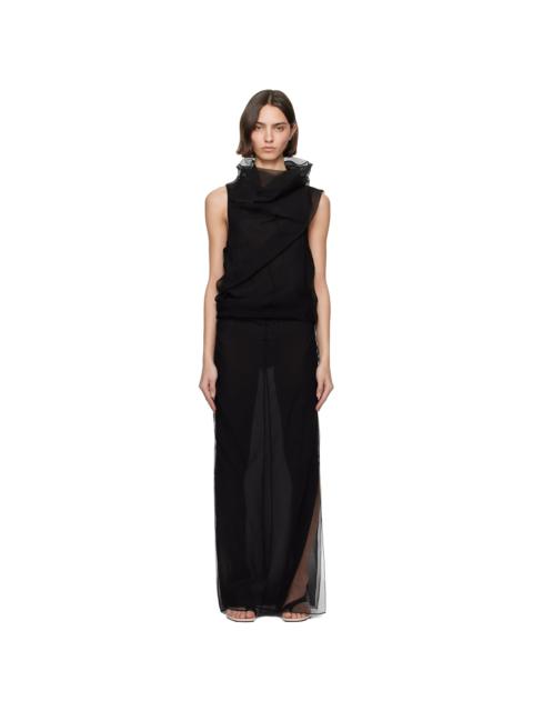 KHAITE Black Jeanty Maxi Dress