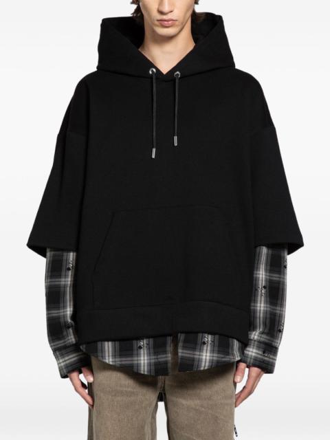 MASTERMIND WORLD layered hoodie