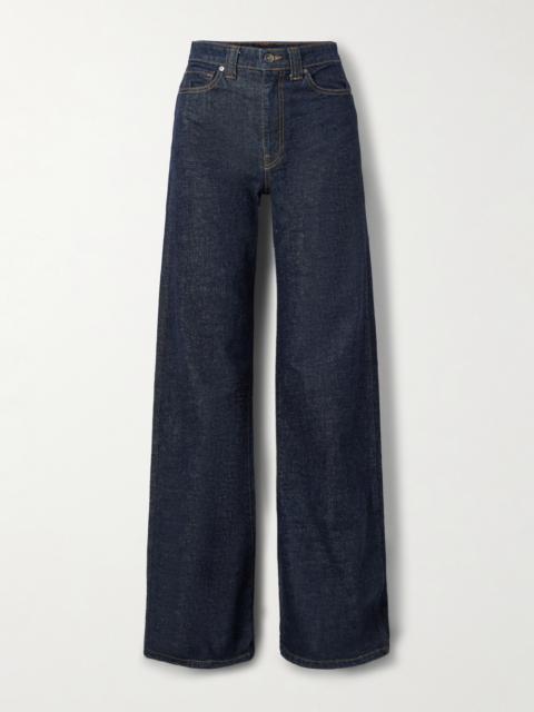 KHAITE Dane High-rise Wide-leg Jeans