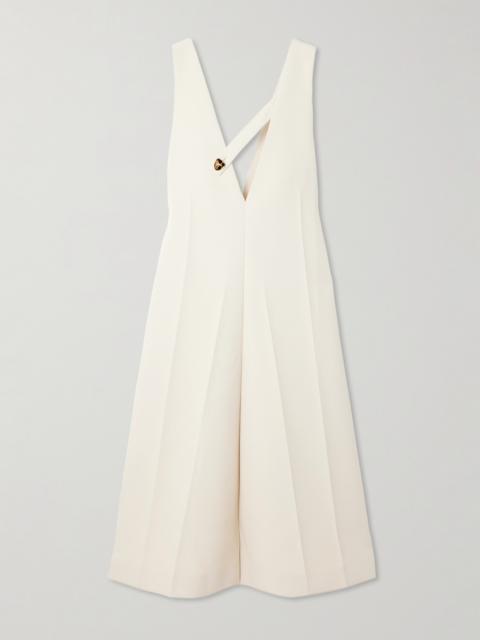 Carven Embellished Wool-blend Midi Dress