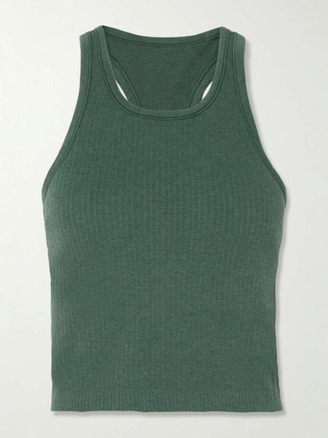 lululemon Ebb To Street B/C cropped racerback tank Green