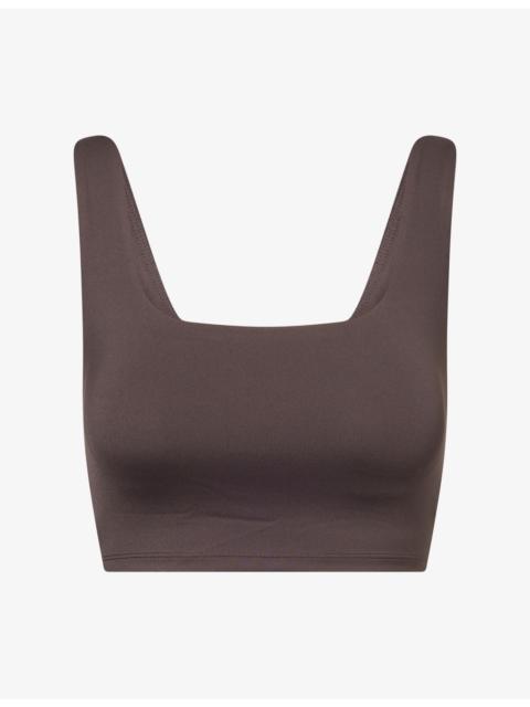 ADANOLA Ultimate Square-Neck Stretch-Woven Bra