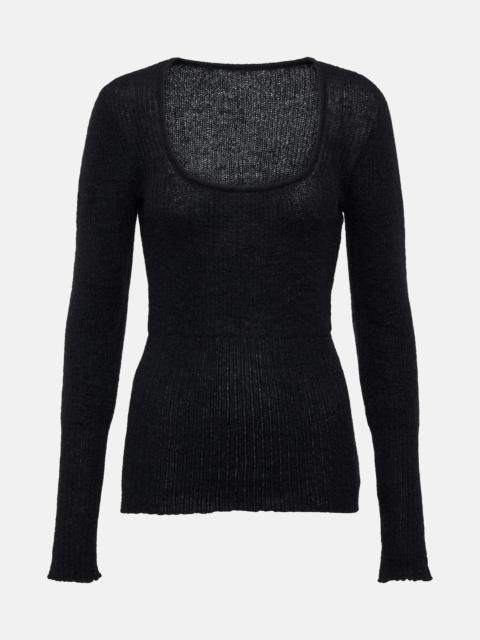 JACQUEMUS La Maille Dao mohair-blend sweater