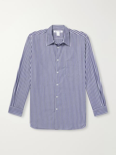 Comme des Garçons SHIRT Striped Cotton-Poplin Shirt