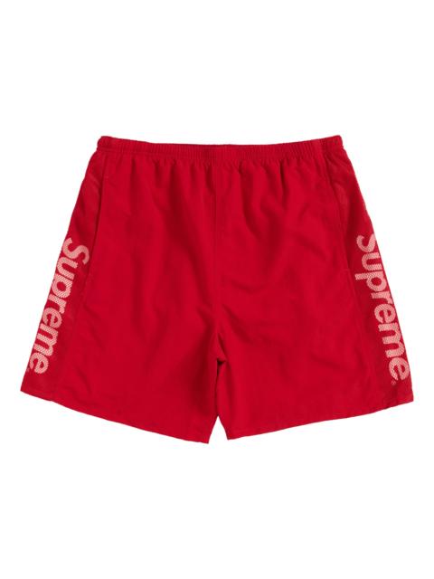 Supreme Supreme Mesh Panel Water Short Red