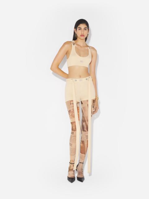 Jean Paul Gaultier THE BEIGE GAULTIER PATCH SHORTS