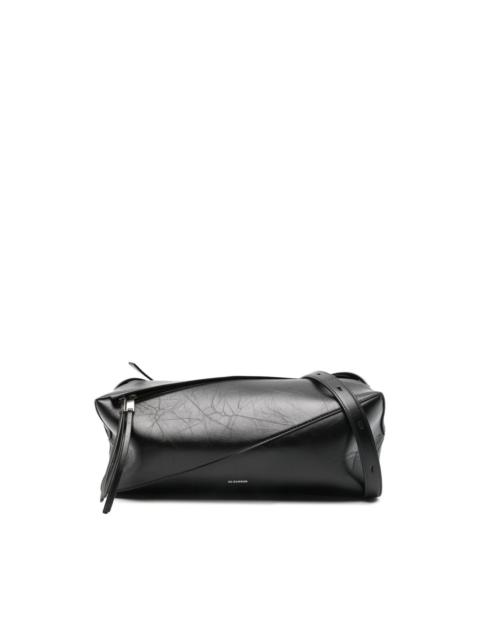 Jil Sander logo-print leather tote bag