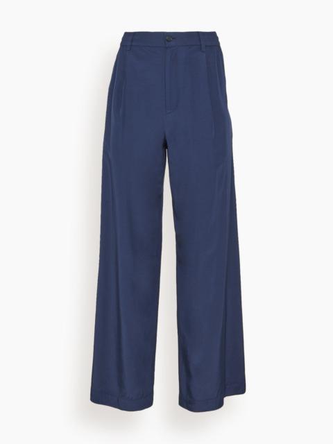 SIMKHAI Sydnie Pleated Pant in Midnight