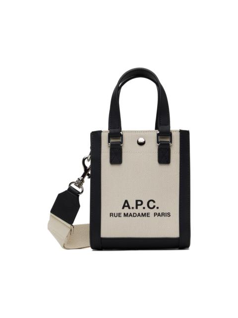 A.P.C. Beige Camille 2.0 Mini Tote