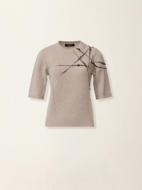 FABIANA FILIPPI Gauze cashmere sweater
