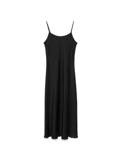 LOW CLASSIC asymmetric satin slip dress