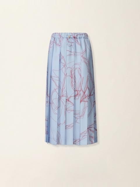 FABIANA FILIPPI Silk twill midi skirt