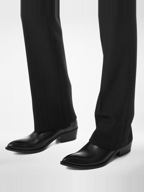 TOM FORD BURNISHED LEATHER CHELSEA BOOT