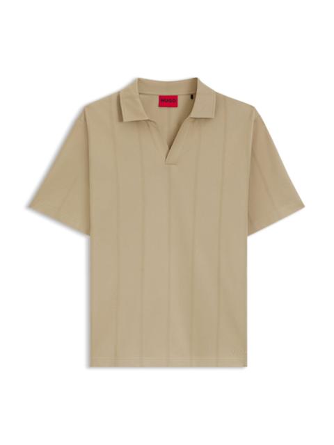 HUGO RELAXED-FIT POLO IN BREATHABLE COTTON