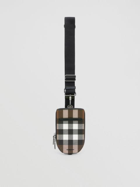 Burberry Check and Leather Crossbody Phone Case
