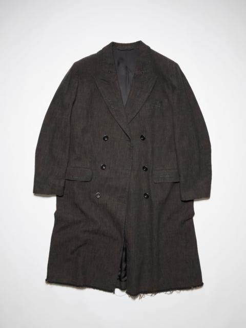 Acne Studios Double-breasted tailored coat - Anthracite grey