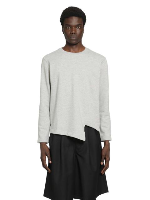Comme des Garçons SHIRT Cut-out Long Sleeve T-shirt In Cotton