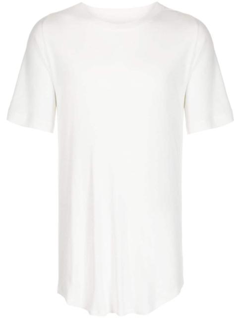 Julius curved-hem cotton T-shirt