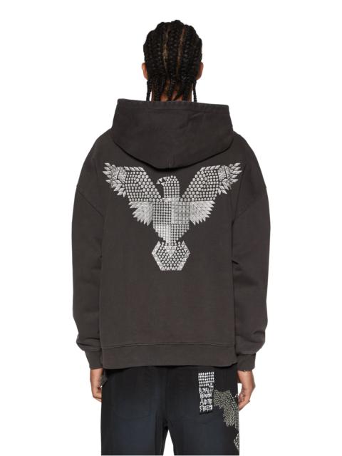Ksubi EAGLE EKCESS HOODIE FADED BLACK