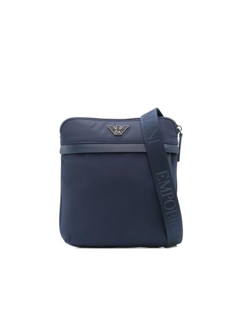 EMPORIO ARMANI logo-plaque messenger bag