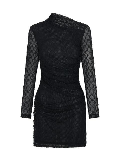 NICHOLAS Women's Glenda Twisted Lace Minidress - Black
