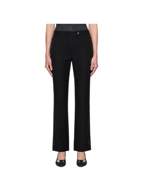 Kiko Kostadinov Black Egret Tailored Trousers