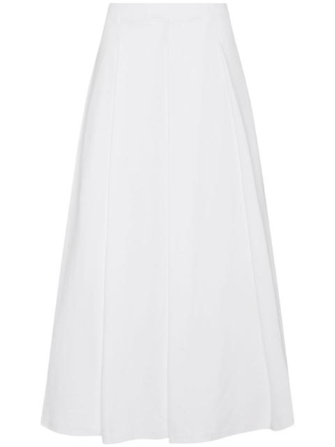 ROSETTA GETTY pleat-detail high-waisted maxi skirt