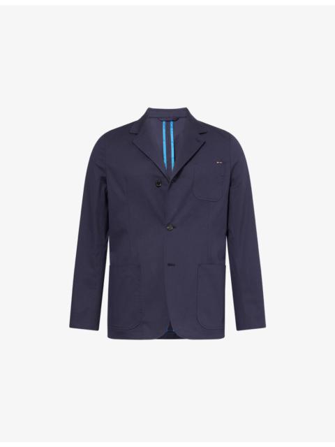 Paul Smith Notch-Lapels Regular-Fit Stretch-Cotton Blazer