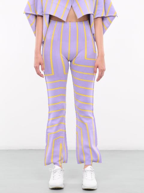 ISSEY MIYAKE Canopy Stripe Trousers