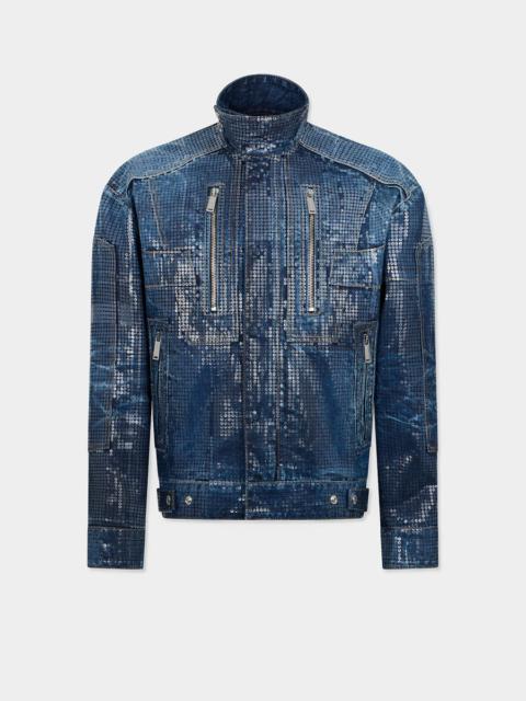 DSQUARED2 DARK ICED PAILLETTES FROSTED 80'S SKI BOMBER