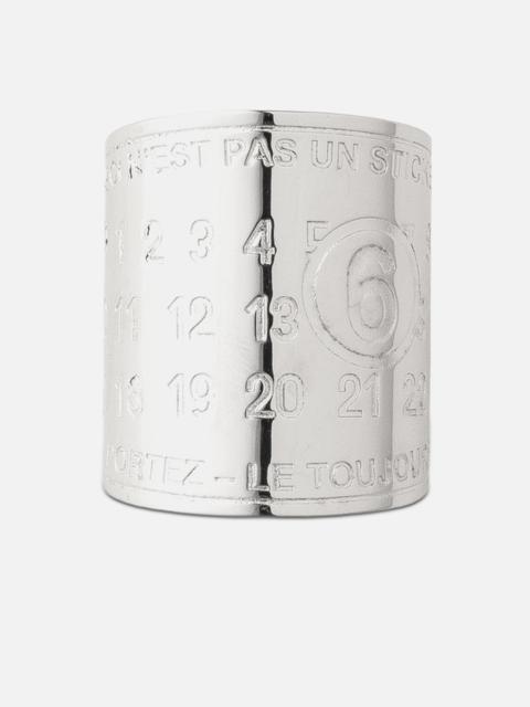 MM6 Maison Margiela SOUVENIR STICKER BAND RING