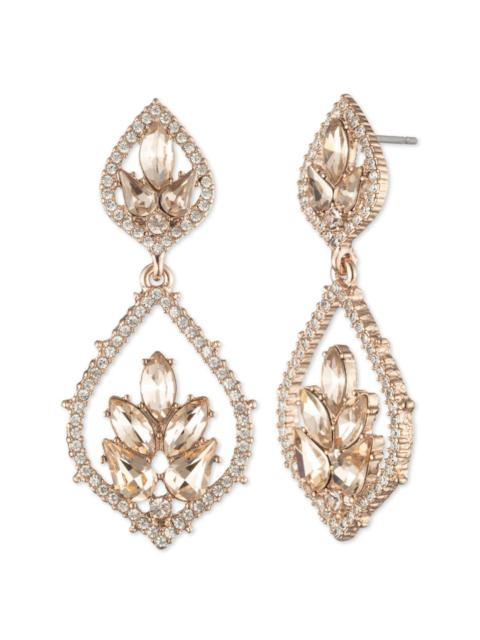 Marchesa POISED ROSE LARGE DROP EARRING