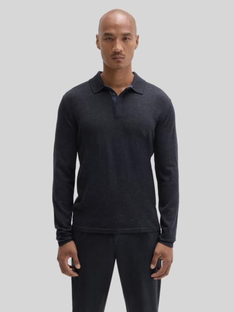 ROBERT BARAKETT Thomas Long Sleeve Sweater Polo