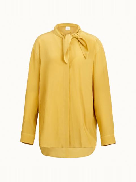 Tod's BLOUSE IN SILK - YELLOW