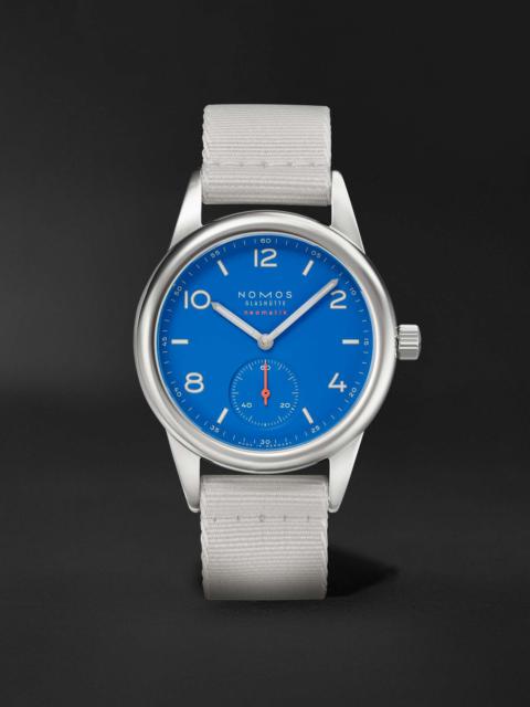 Club Neomatik Automatic 37mm Stainless Steel and Webbing Watch, Ref. No. 742