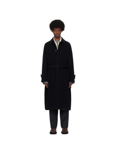 Black Mosser Soutien Collar Coat