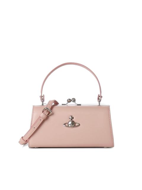 Vivienne Westwood orb clasp leather tote bag